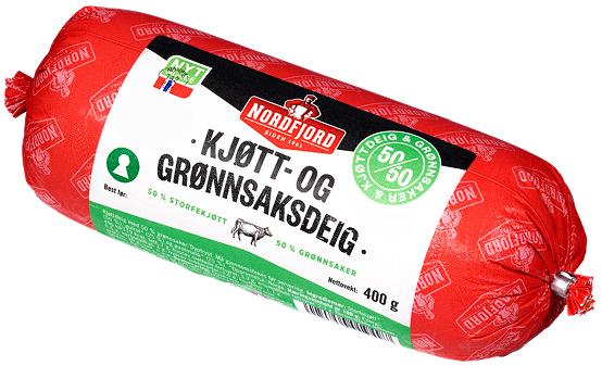 Kjøtt- og grønnsaksdeig