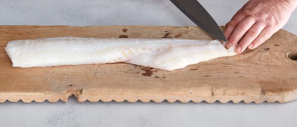 Slik fjerner du skinnet på skreifilet